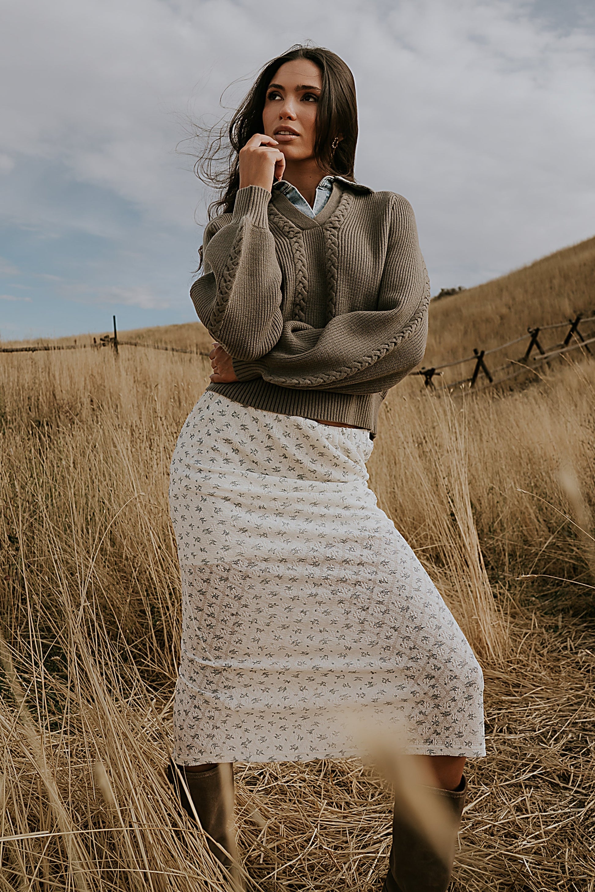 Kenyen Lace Maxi Skirt - FINAL SALE