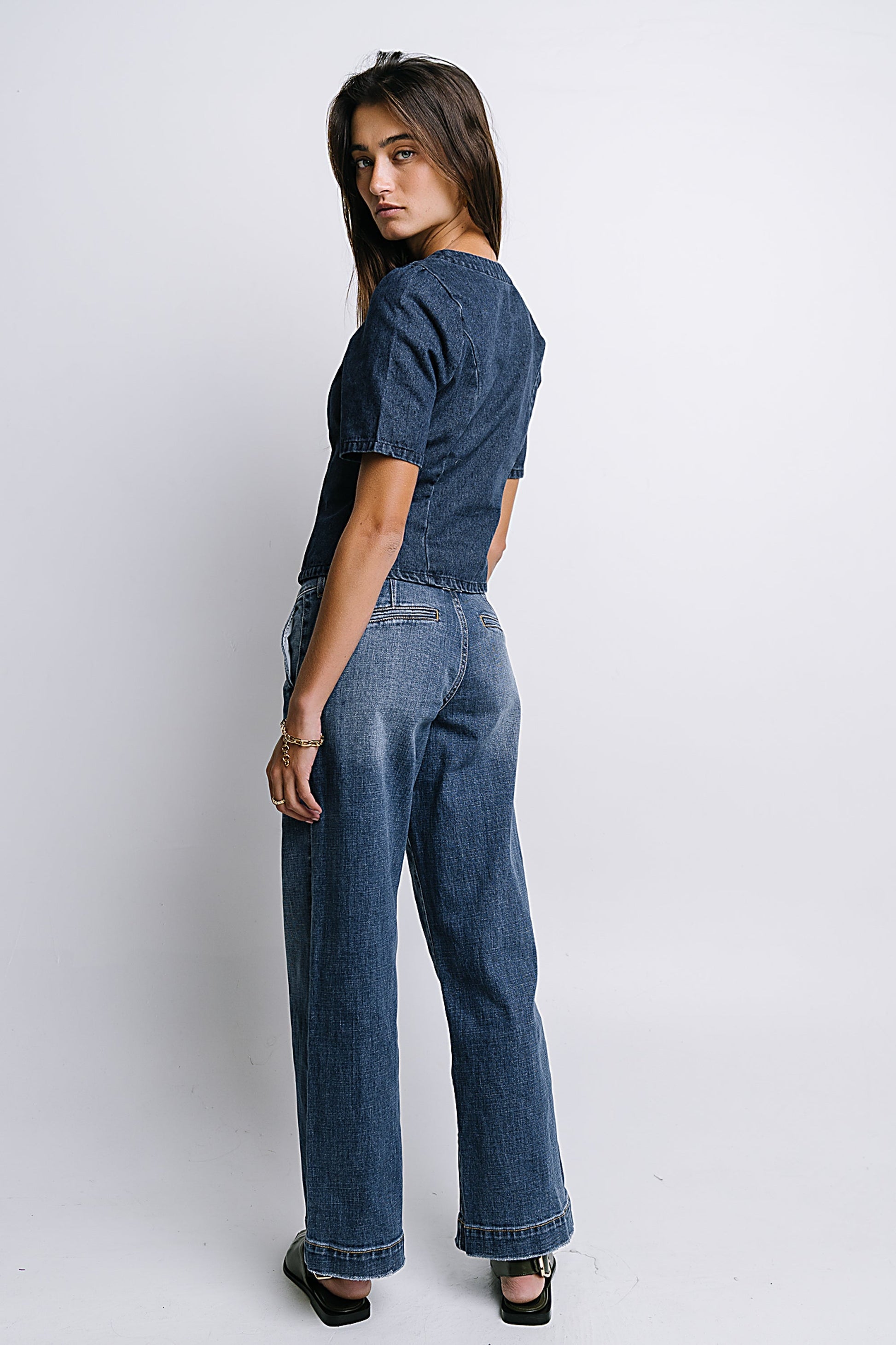 Katherine Wide Leg Jeans - FINAL SALE