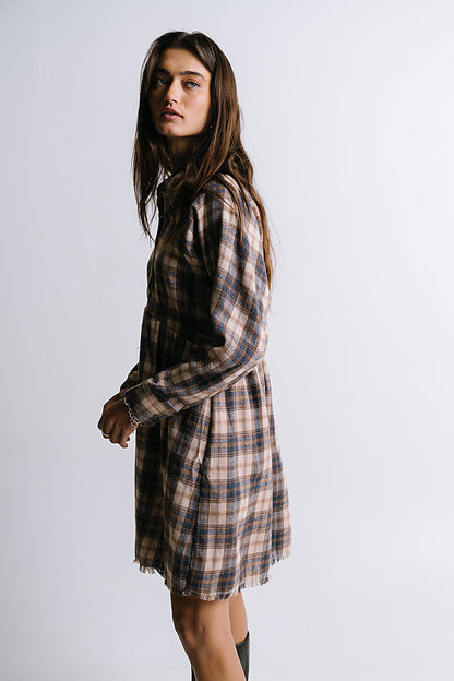 Karrie Plaid Mini Dress - FINAL SALE