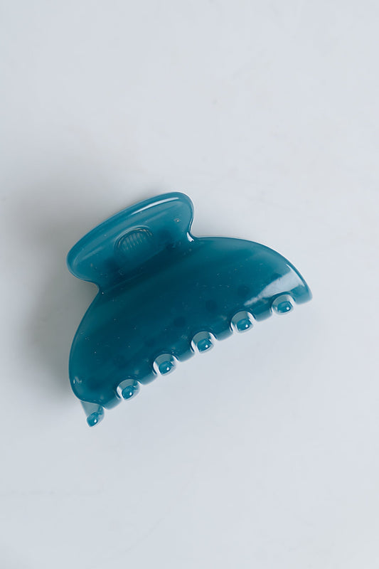 Sienna Claw Clip in Blue - FINAL SALE