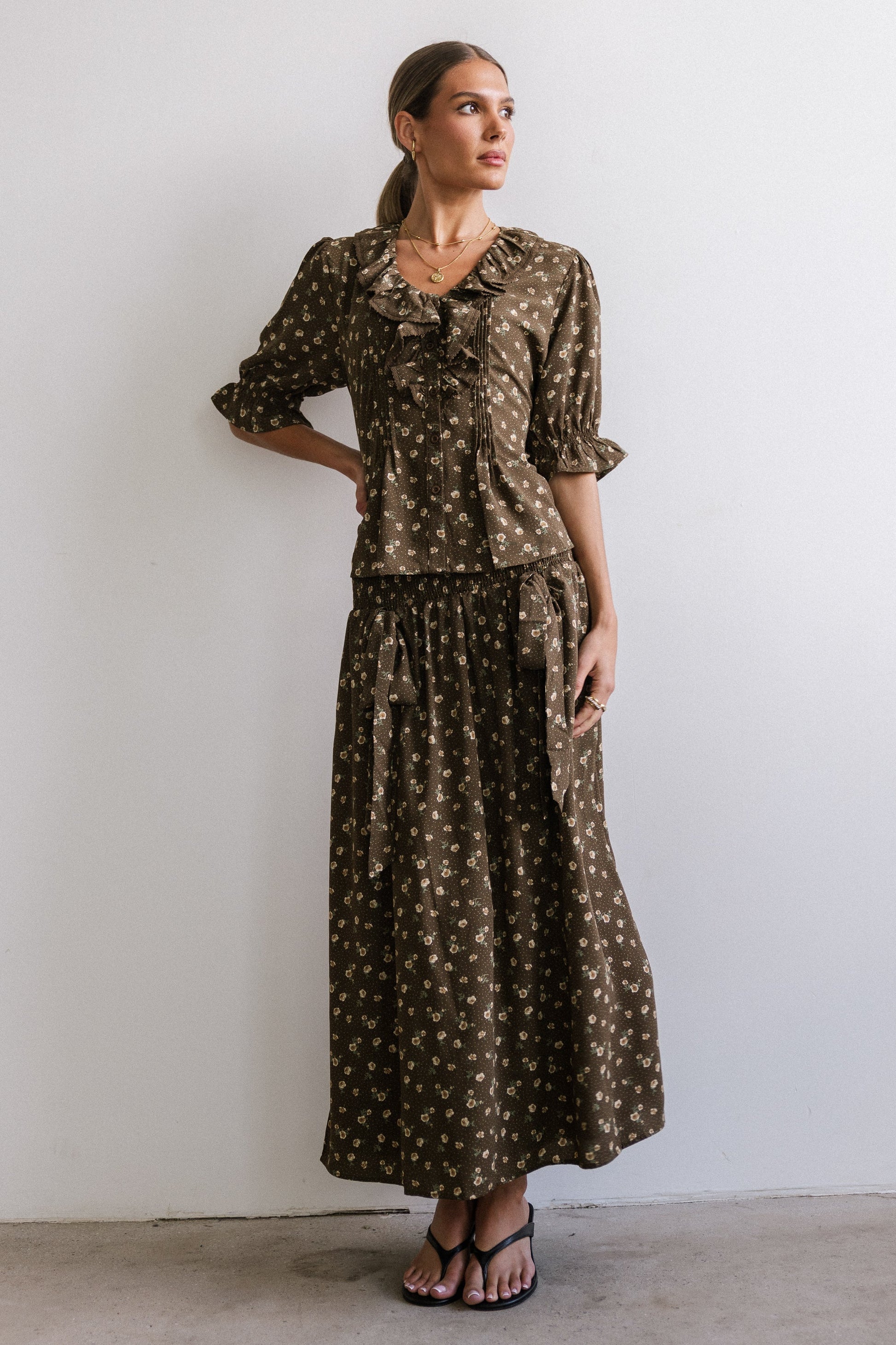 Xander Floral Blouse - FINAL SALE