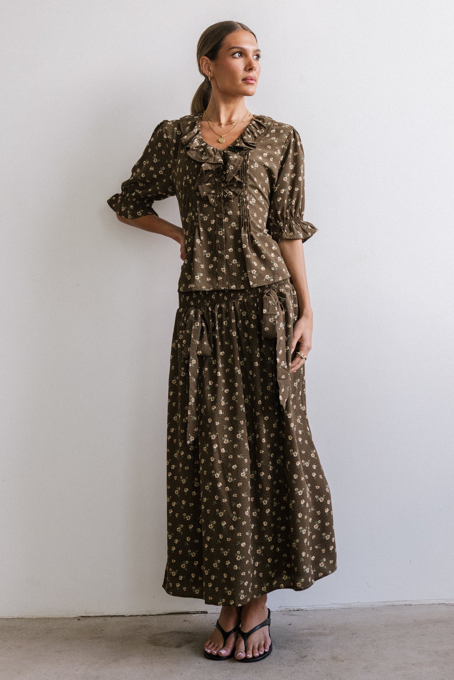 Xander Floral Maxi Skirt - FINAL SALE