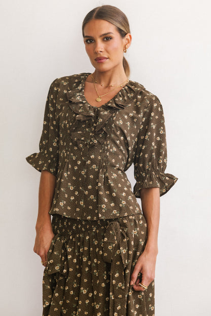 Xander Floral Blouse - FINAL SALE