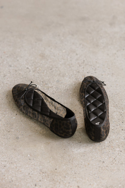 Valtina Leopard Ballet Flats