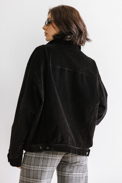 Sarah Corduroy Jacket in Black