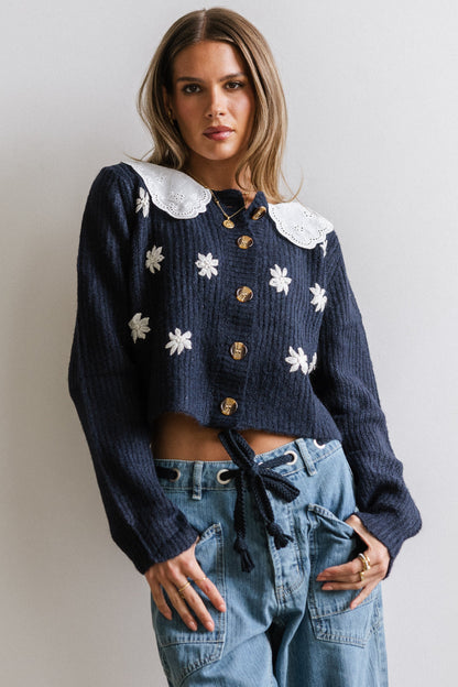 Ricky Embroidered Cardigan - FINAL SALE