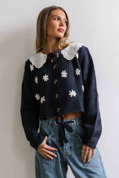 Ricky Embroidered Cardigan - FINAL SALE