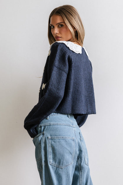 Ricky Embroidered Cardigan - FINAL SALE