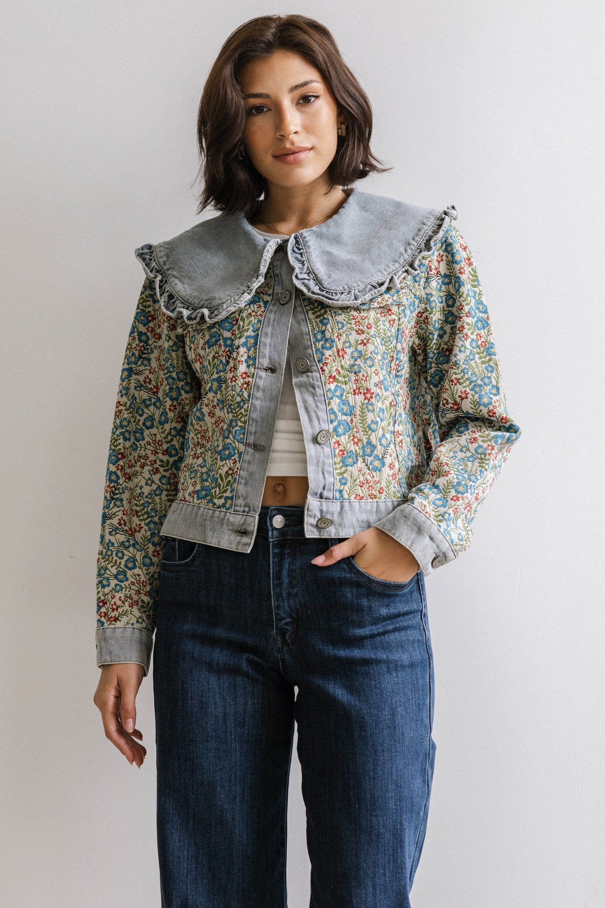 Tisha Floral Jacket - FINAL SALE