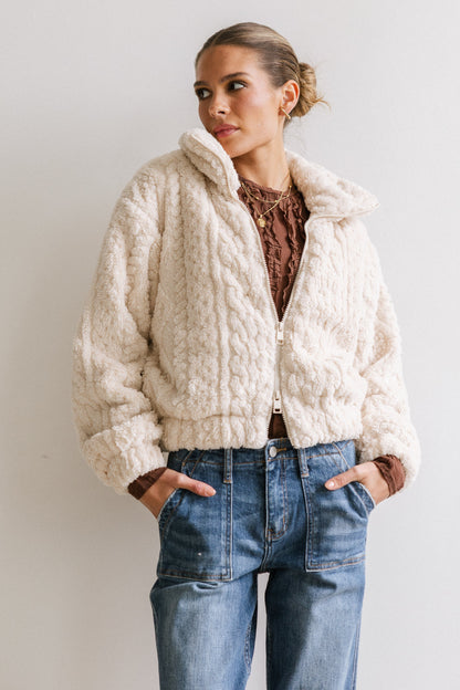 Minnie Sherpa Bomber Jacket - FINAL SALE