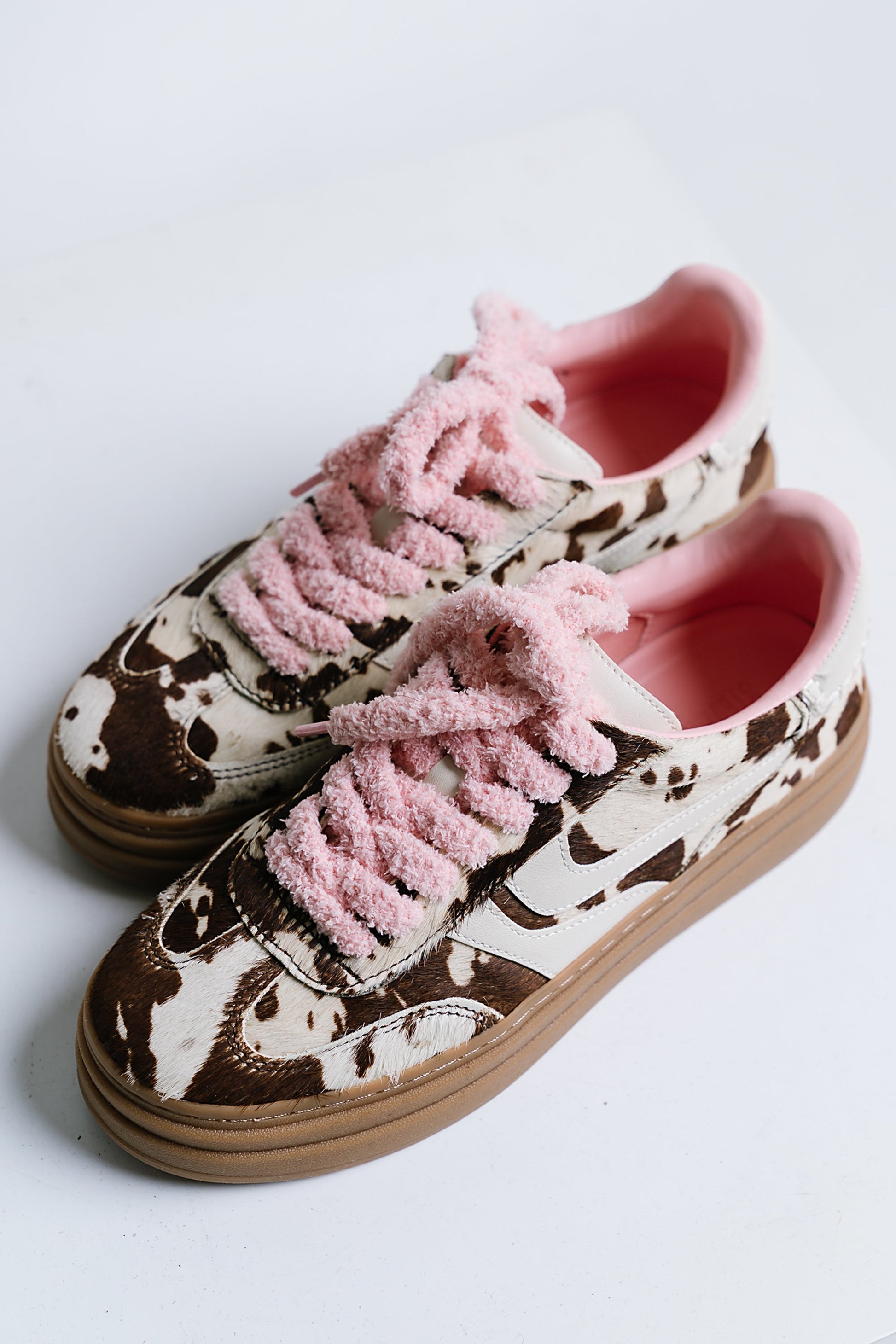 Steve Madden Dodge Sneaker in Cow Print