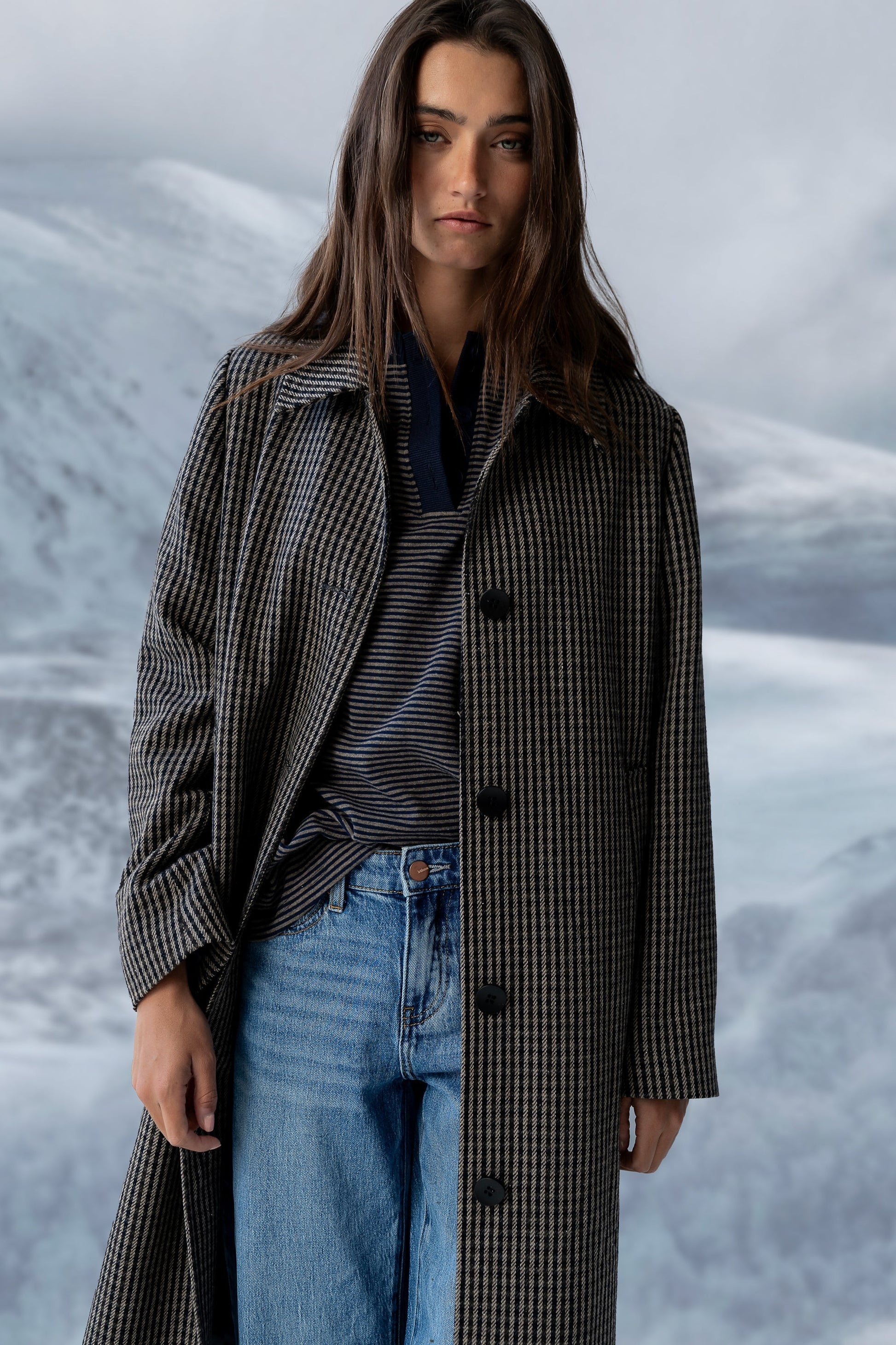 Skye Oversized Striped Top - FINAL SALE