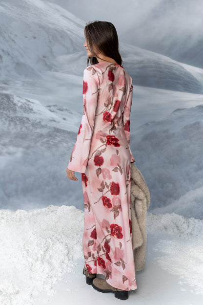 Melody Ultra Maxi Dress in Mauve - FINAL SALE