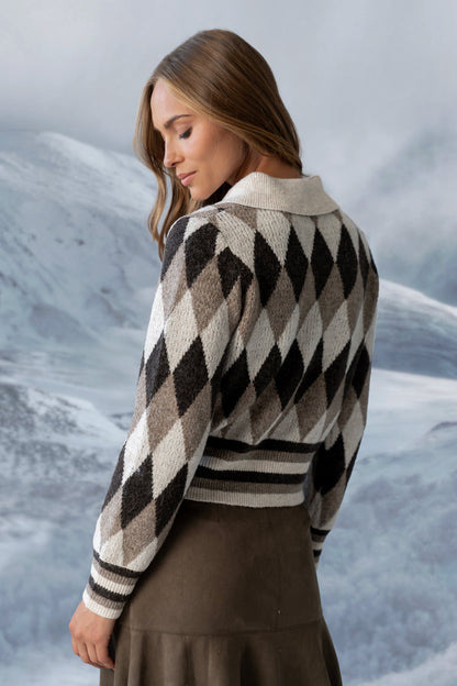 Hallie Argyle Sweater - FINAL SALE
