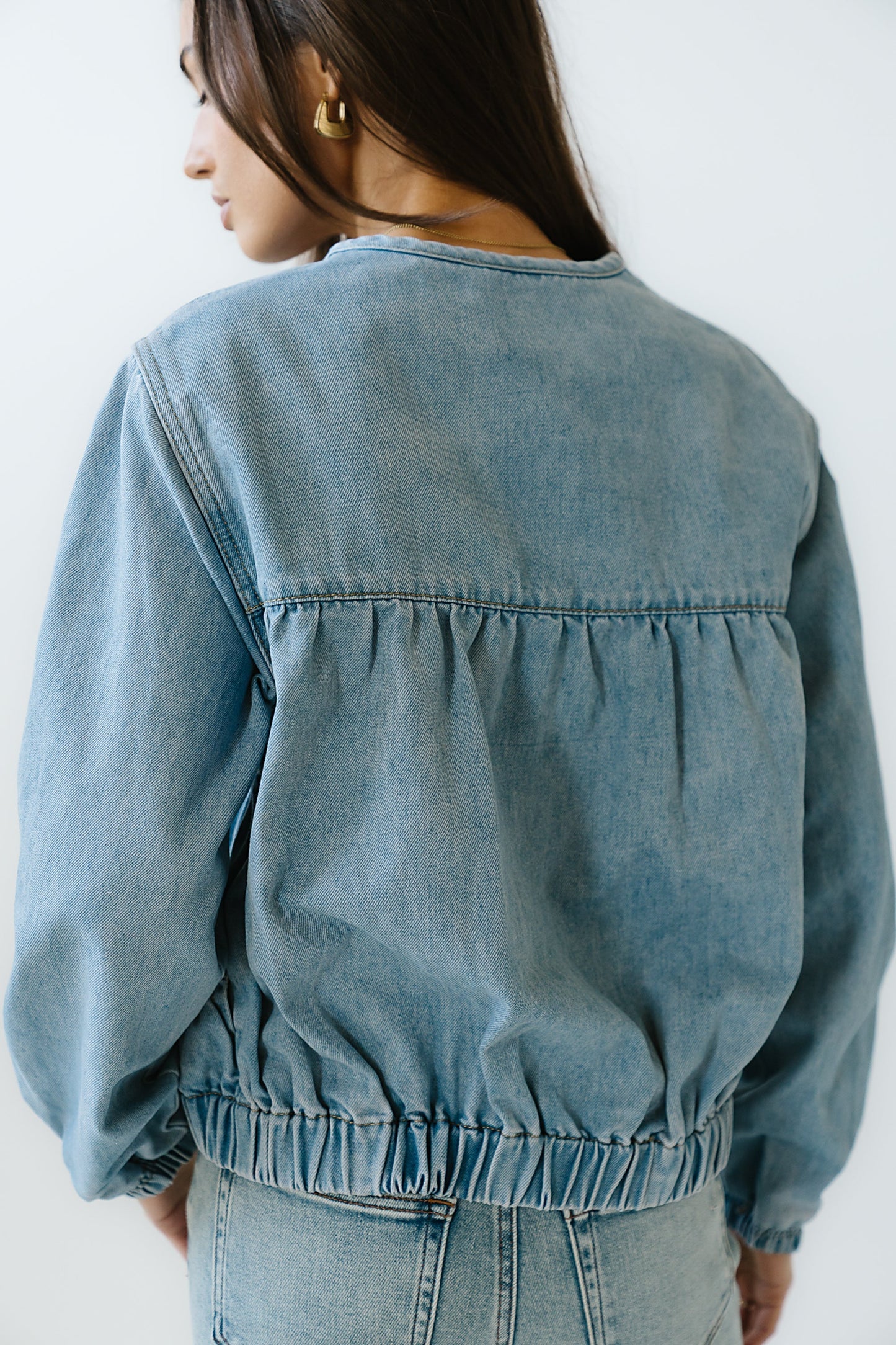 Juney Cinched Denim Jacket - FINAL SALE