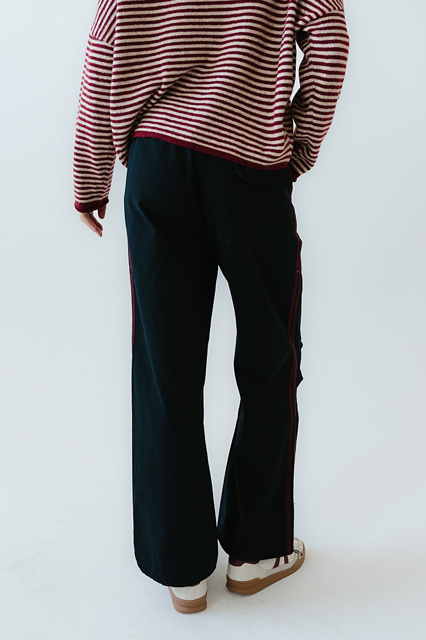 Franklin Striped Joggers in Navy