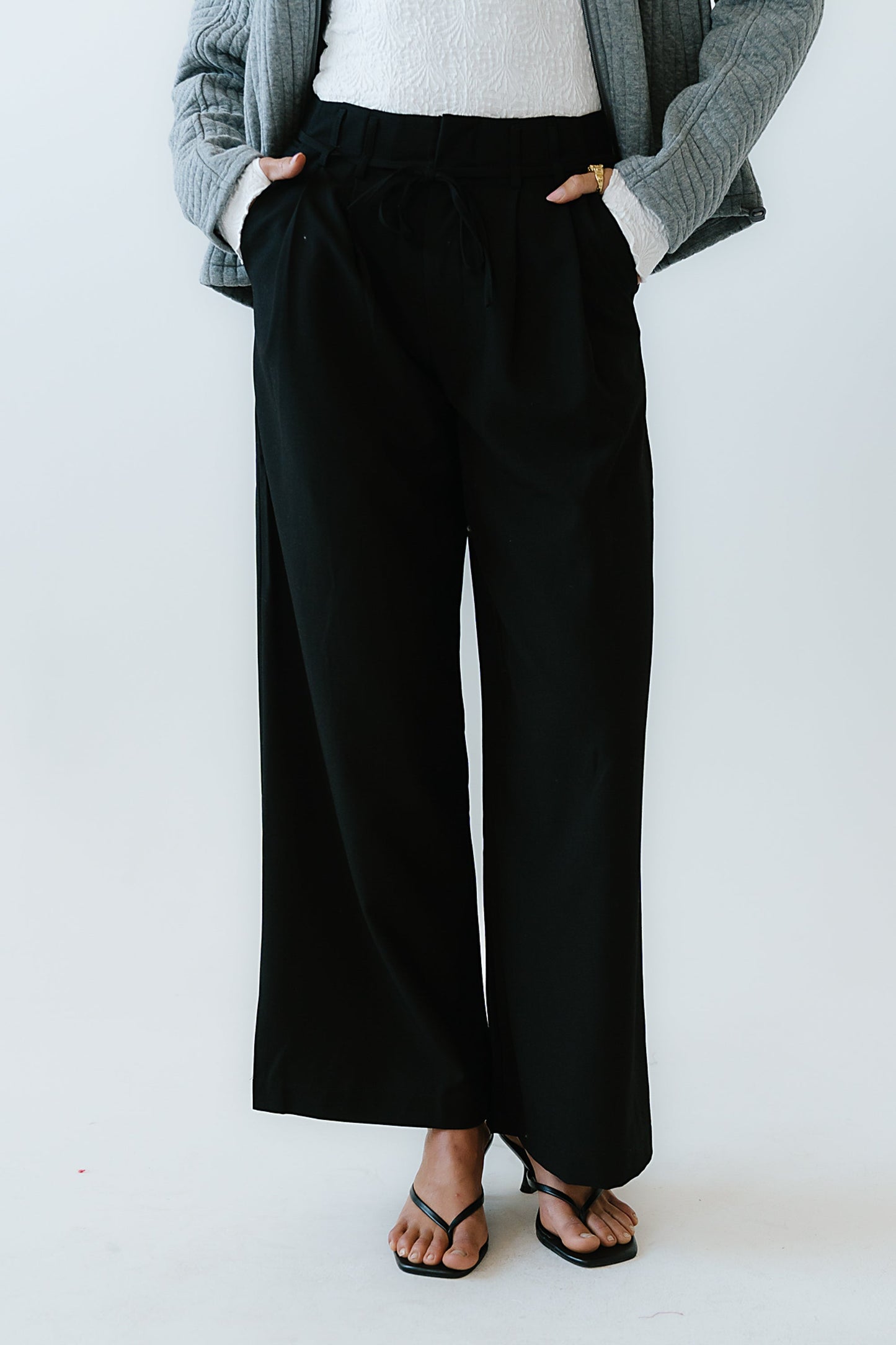 Mandy Pleated Wide Leg Pants