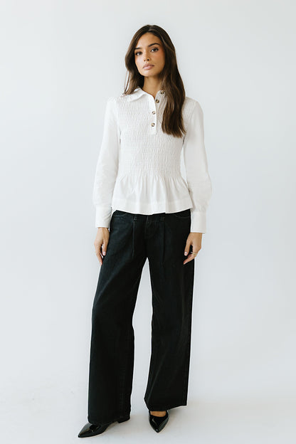 Pauly Smocked Blouse