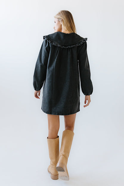 Iris Denim Babydoll Dress - FINAL SALE