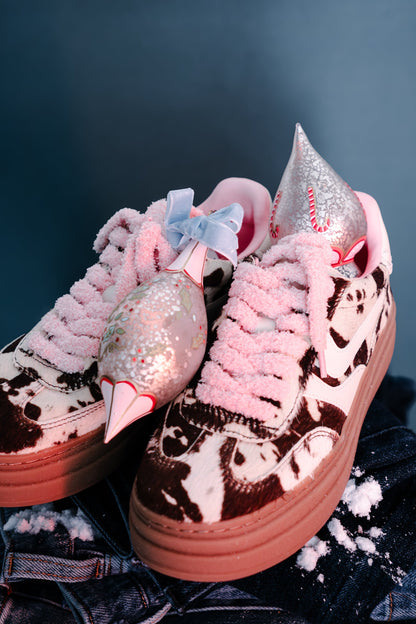 Steve Madden Dodge Sneaker in Cow Print