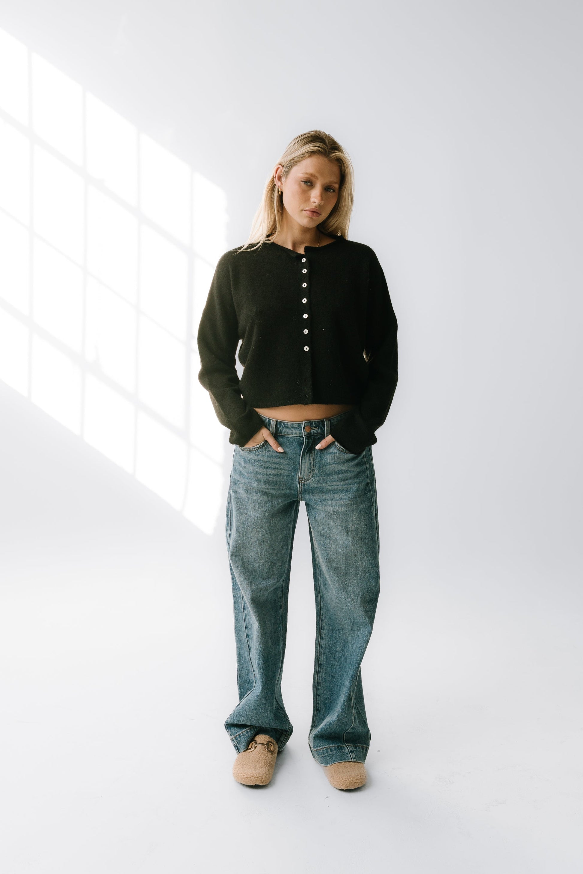 Maci Cardigan in Black - FINAL SALE