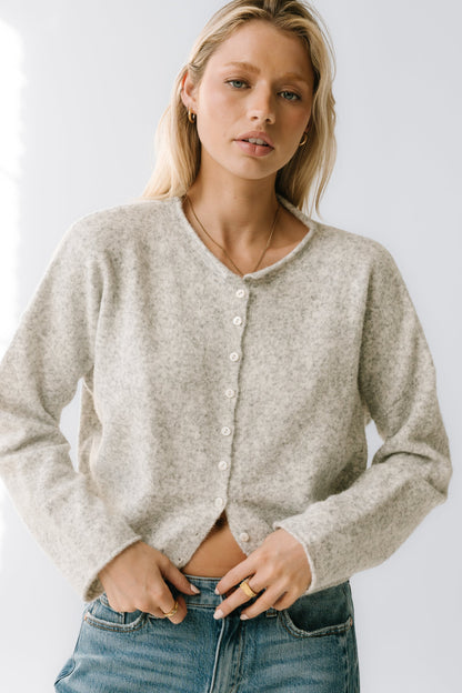 Maci Cardigan in Grey - FINAL SALE