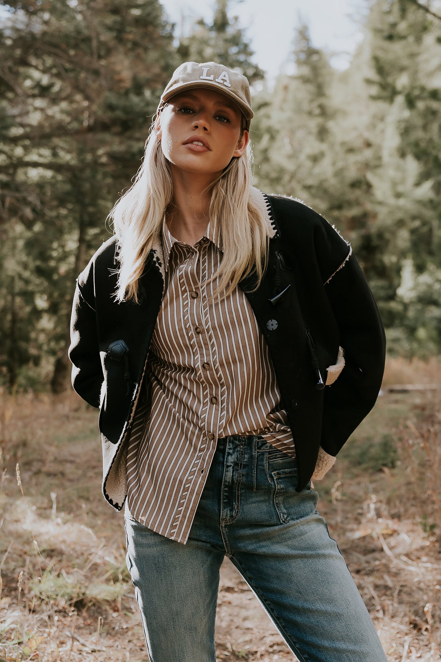 Ginny Striped Button Up - FINAL SALE