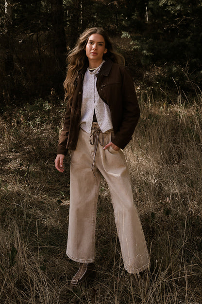 Jovie Pleated Wide Leg Pants