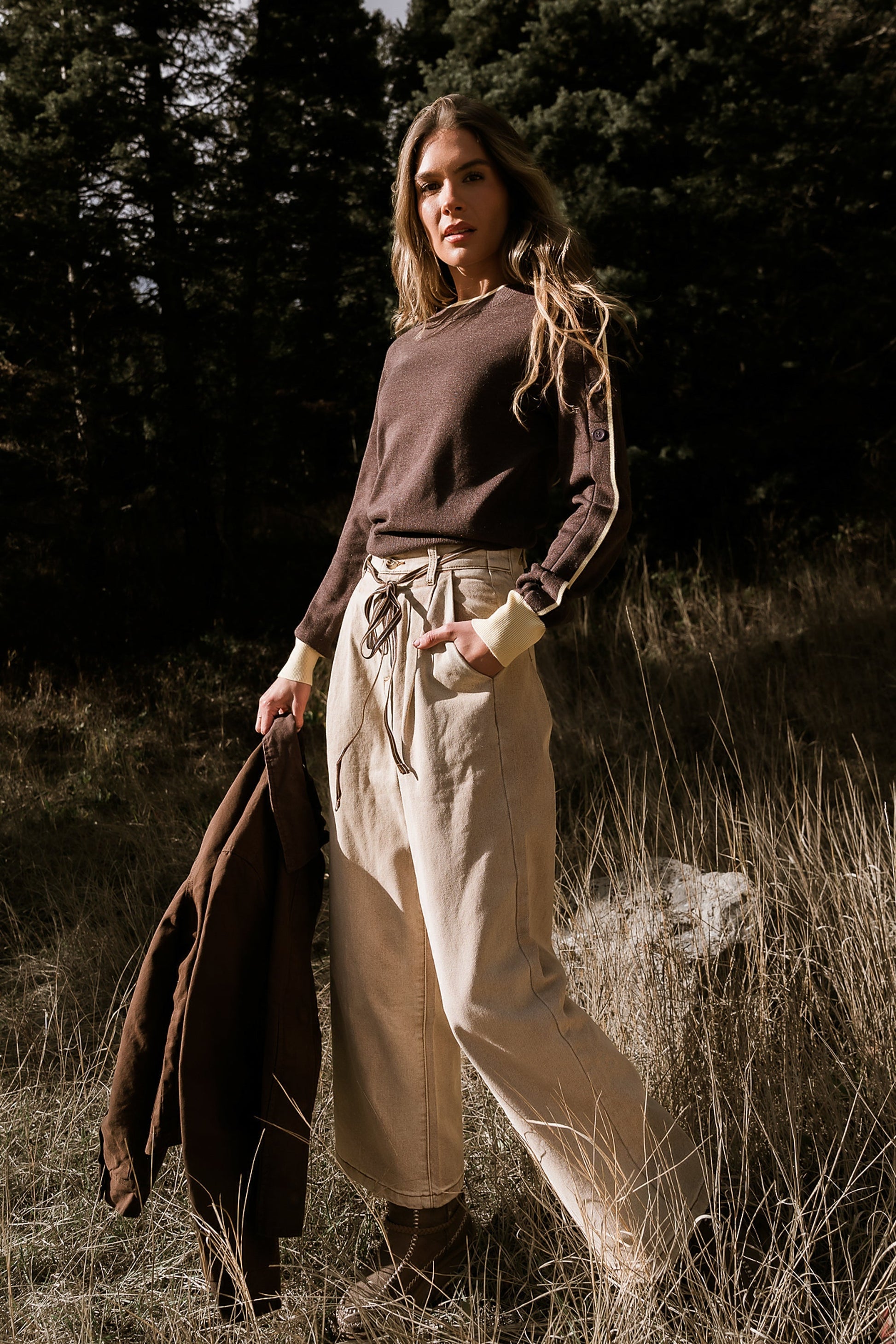 Jovie Pleated Wide Leg Pants