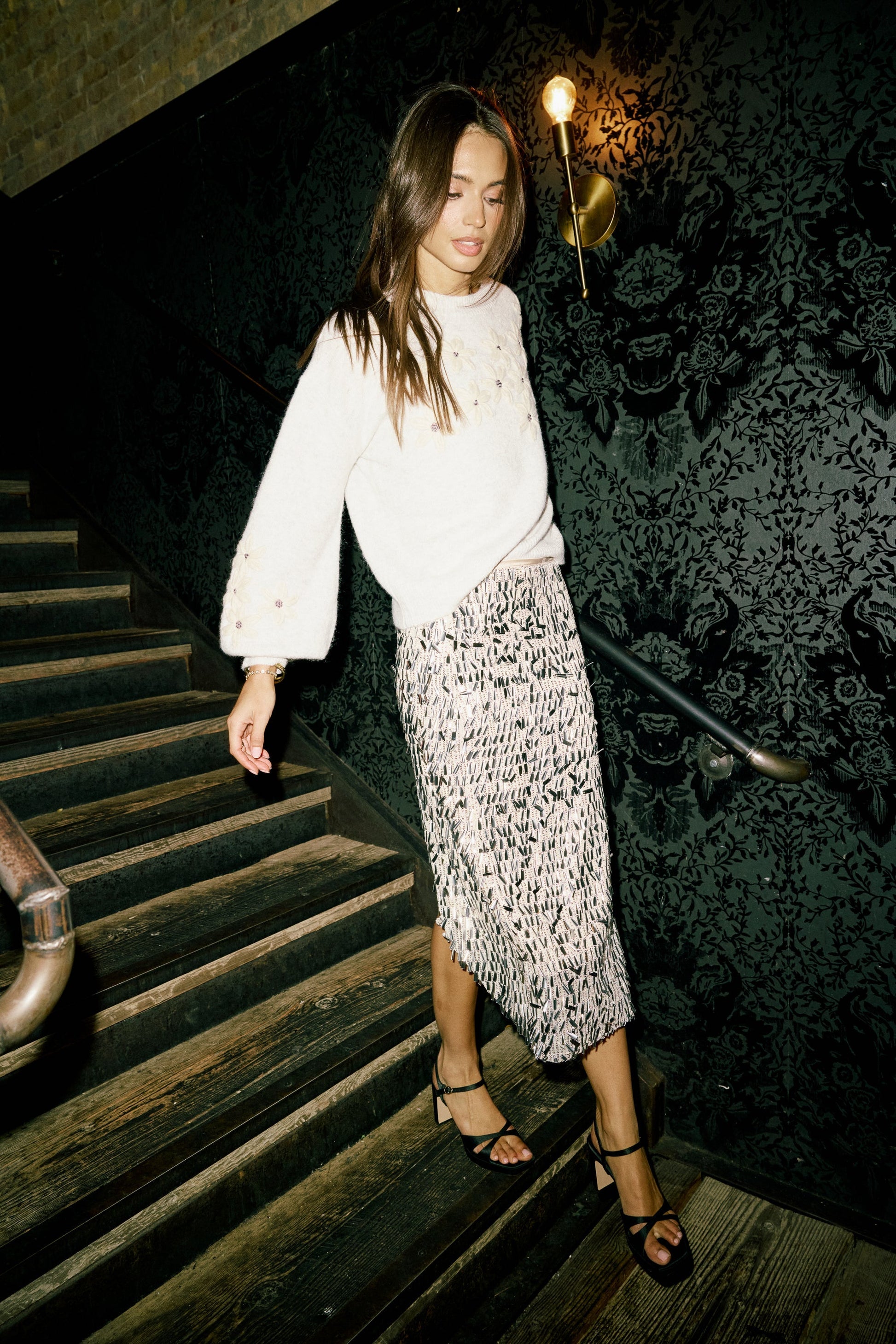Laura Floral Sweater