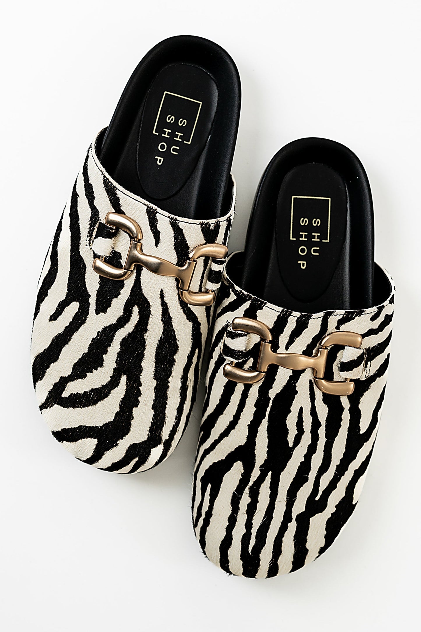 Azalea Clogs in Zebra - FINAL SALE