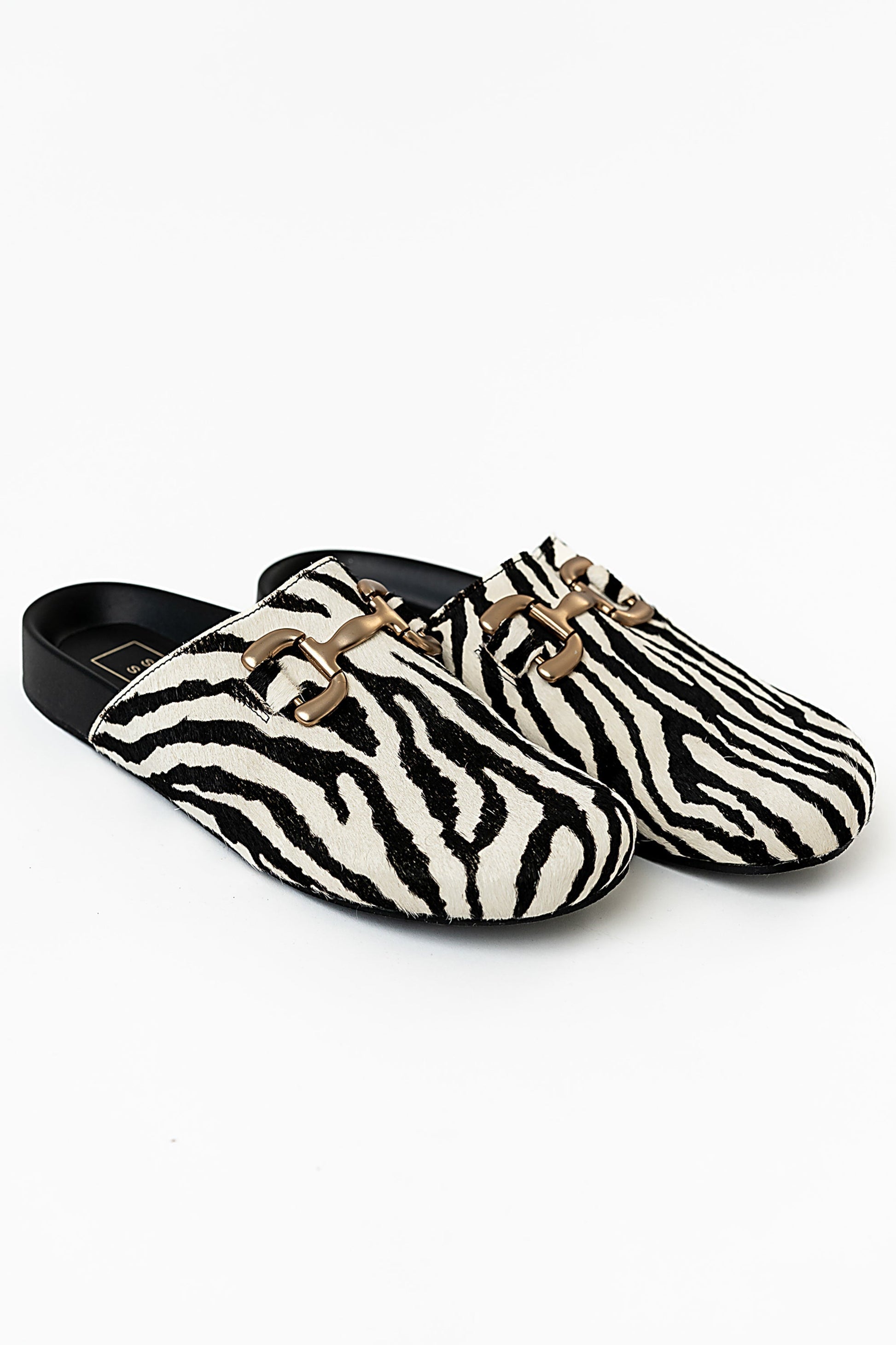 Azalea Clogs in Zebra - FINAL SALE