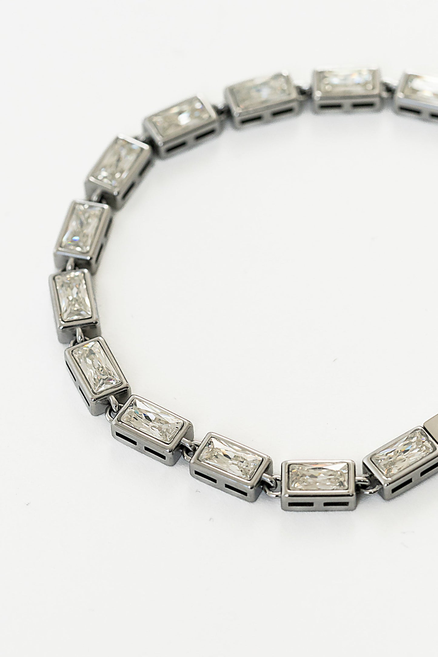 Torri Rhinestone Bracelet in Silver