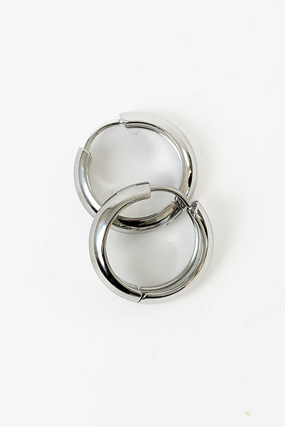 Laury Hoop Earrings in Silver