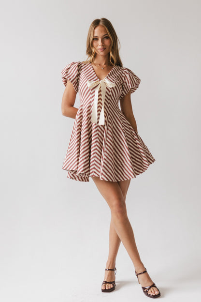 Kai Striped Mini Dress