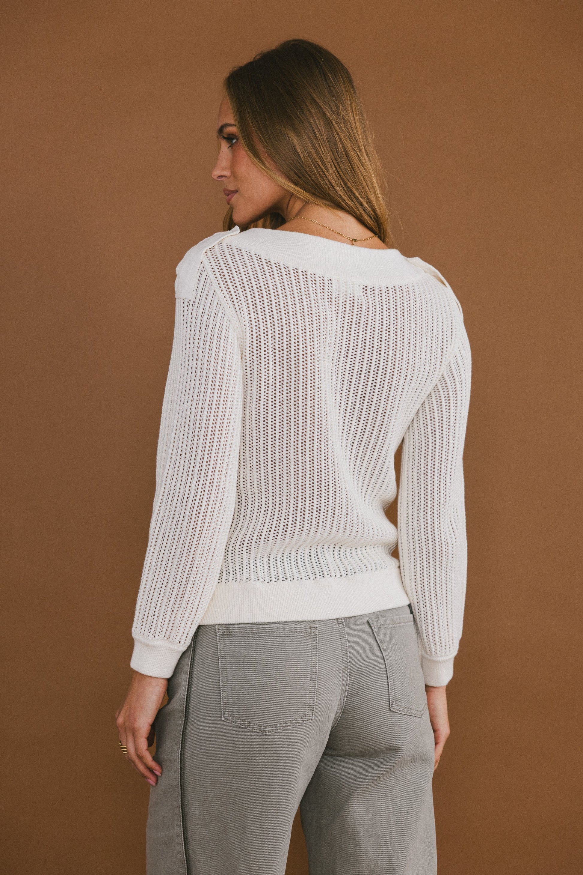 Brynn Braided Sweater
