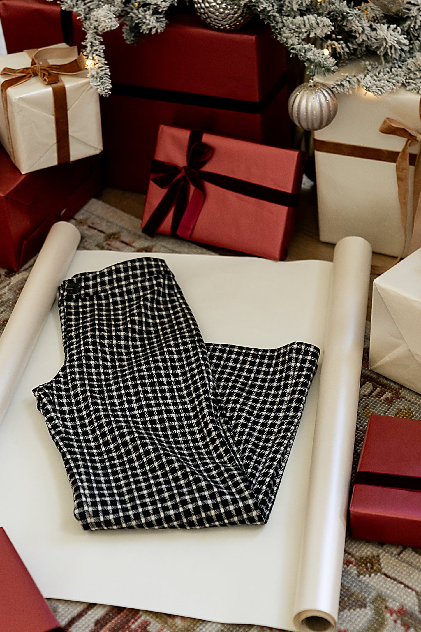 Constance Plaid Wide Leg Pants - FINAL SALE