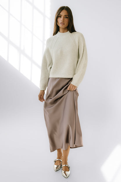 Shayla Knit Sweater in Ivory - FINAL SALE