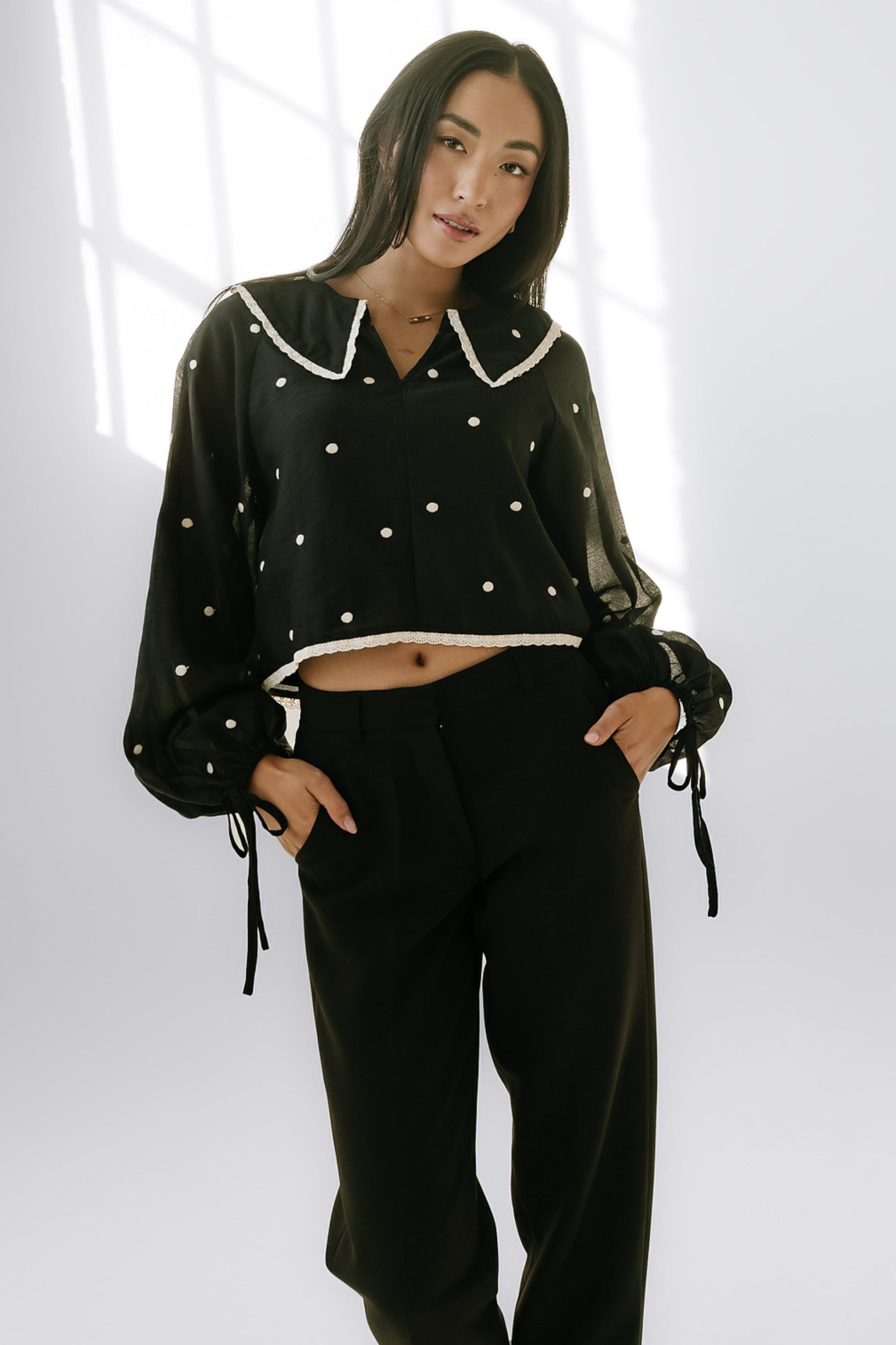 Yara Polka Dot Blouse