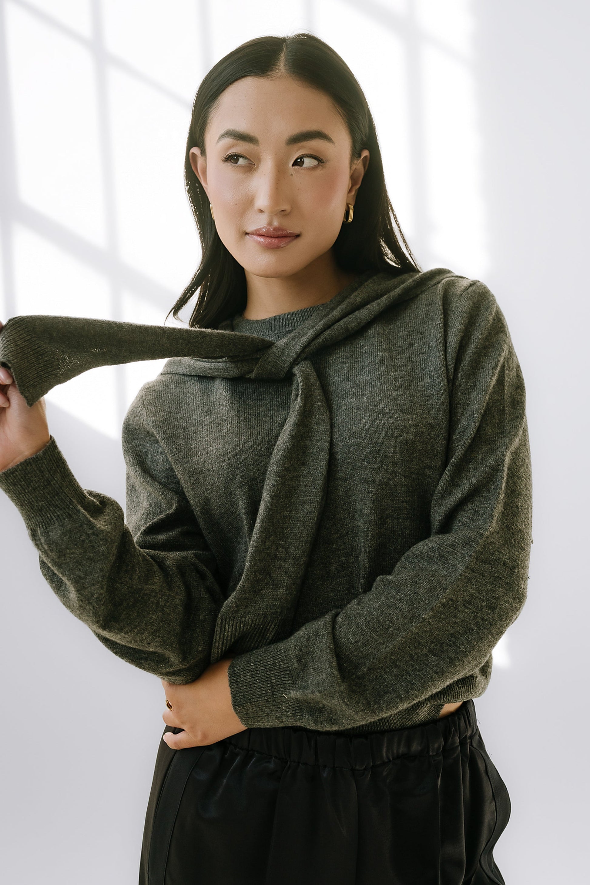 Raegan Tie Sweater