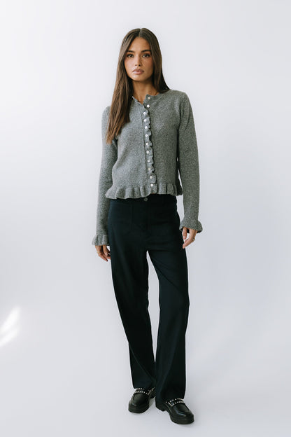 Lander Wide Leg Pants in Navy