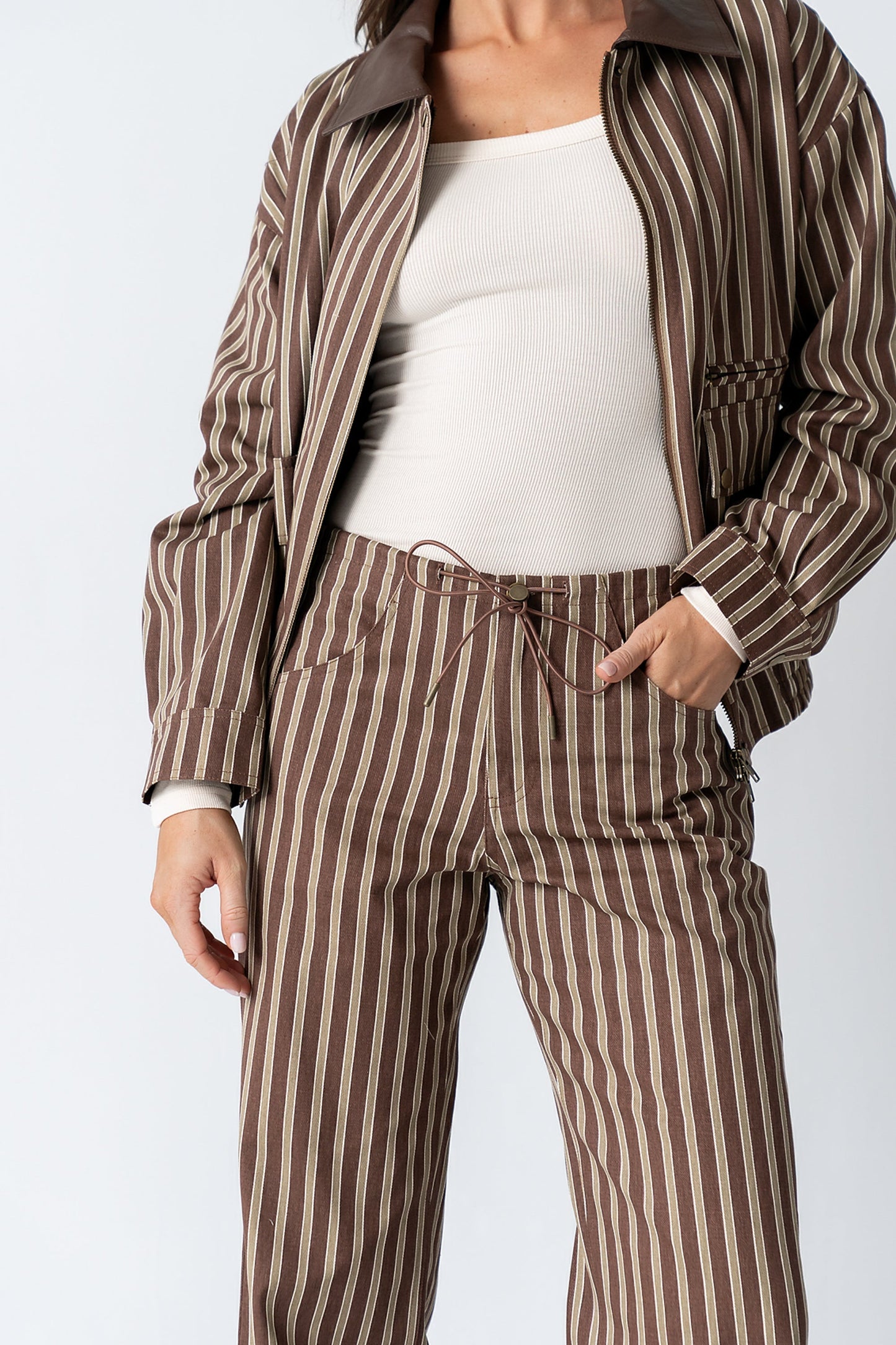 Carla Striped Wide Leg Pants