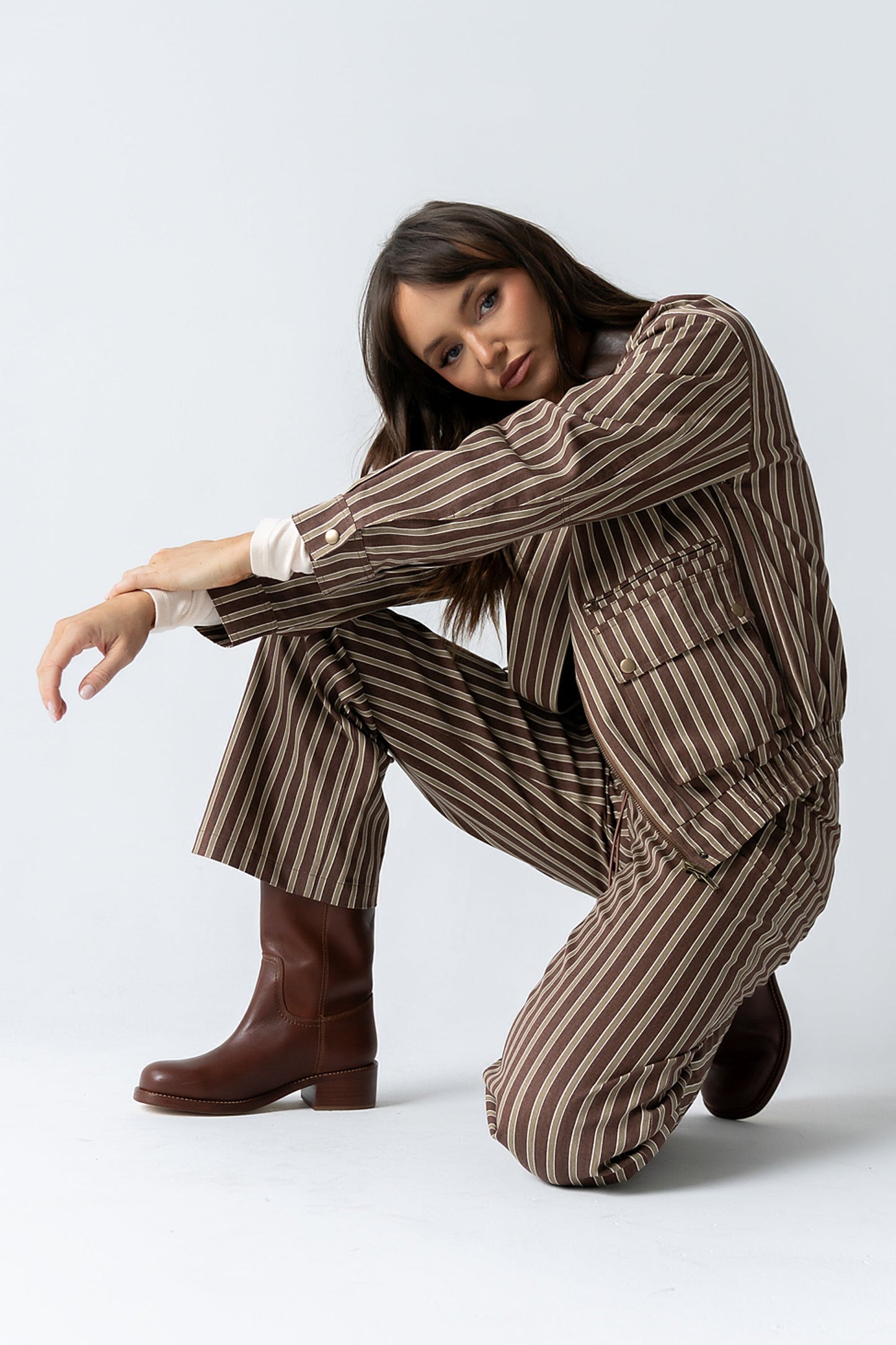 Carla Striped Wide Leg Pants