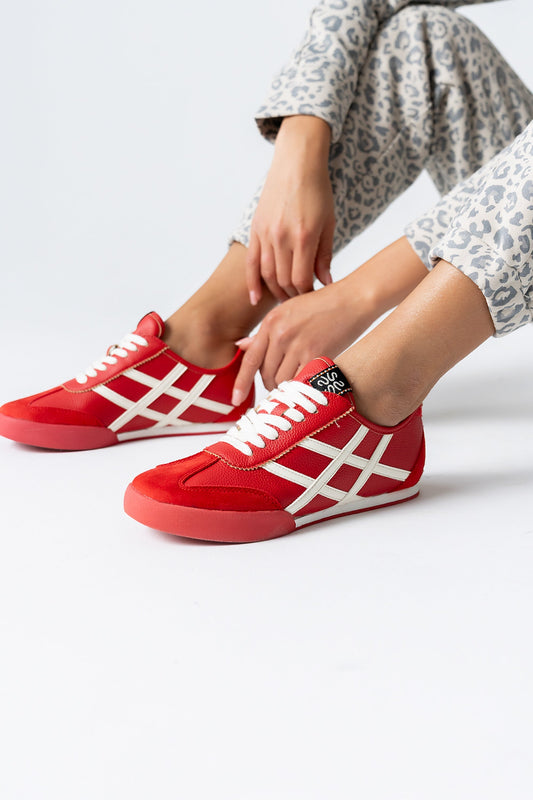 Polly Sneakers in Red