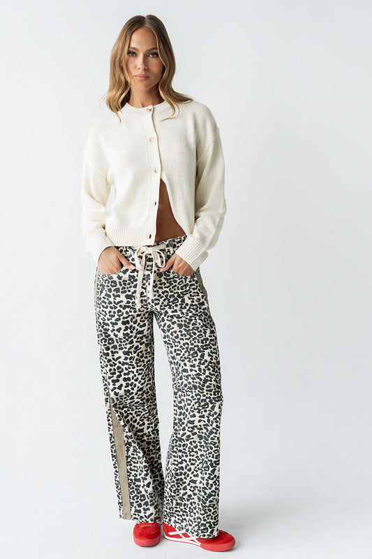 Kasen Knit Cardigan in Cream - FINAL SALE