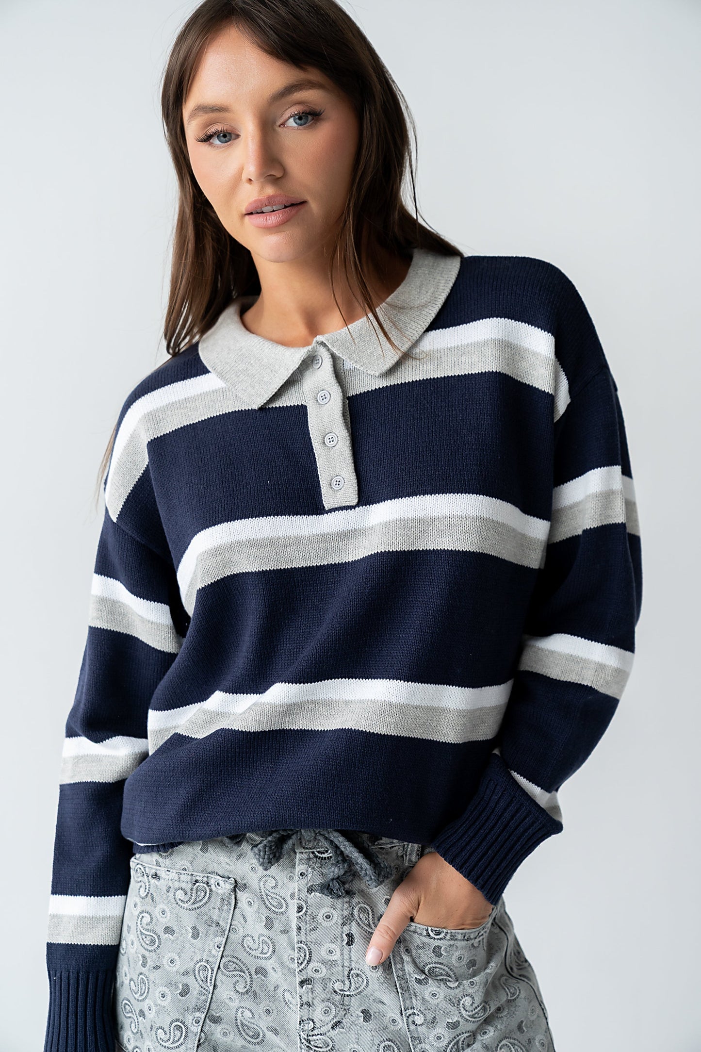 Karina Striped Sweater