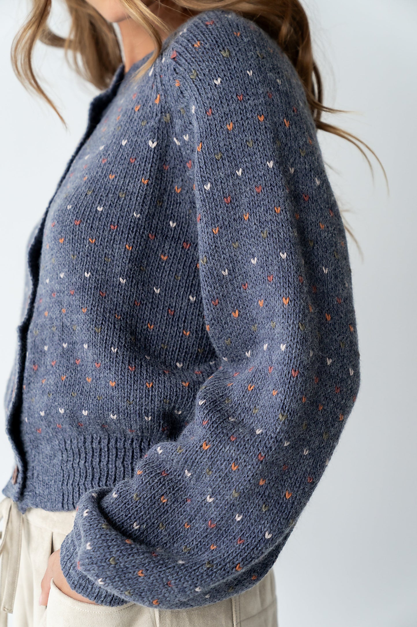 Sophie Knit Cardigan in Navy - FINAL SALE