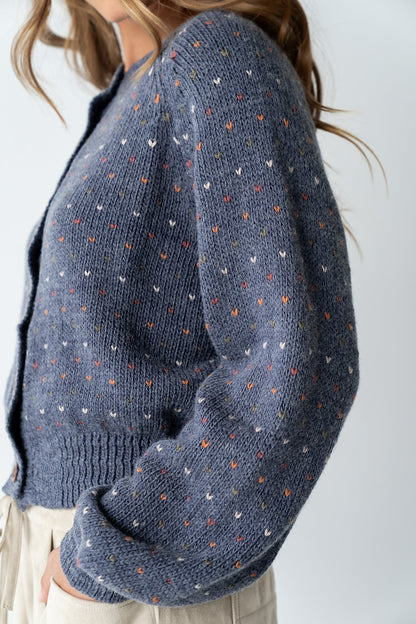 Sophie Knit Cardigan in Navy - FINAL SALE