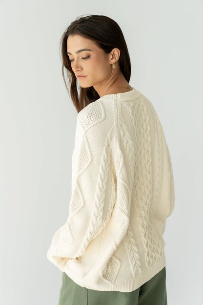 Toni Cable Knit Sweater