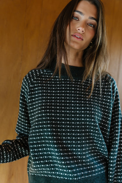 Ziggy Knit Sweater in Charcoal